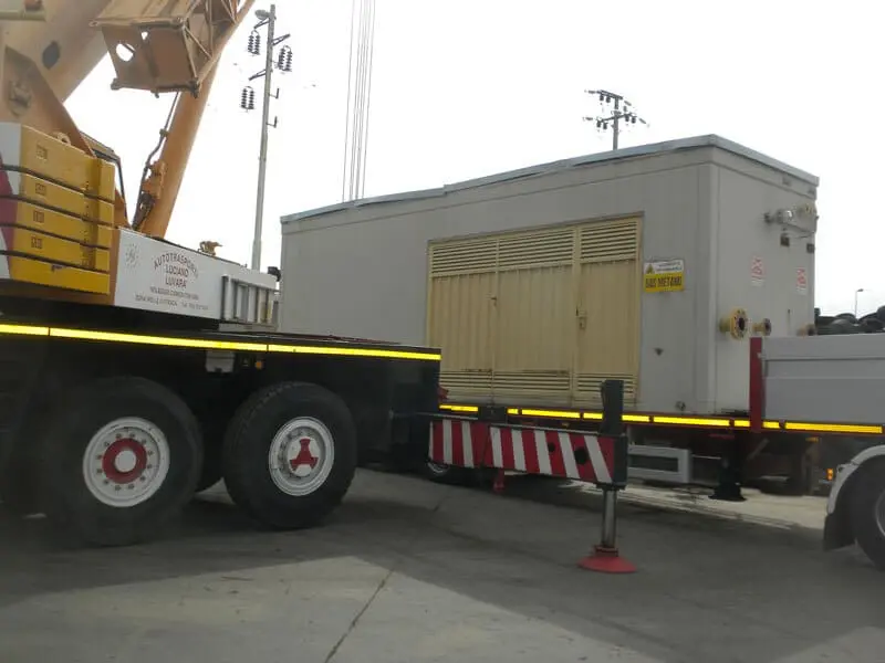 sollevamento cabine elettriche