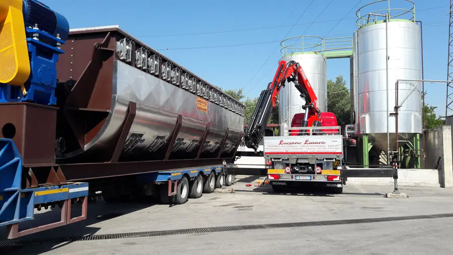 sollevamento caldaia 60 ton