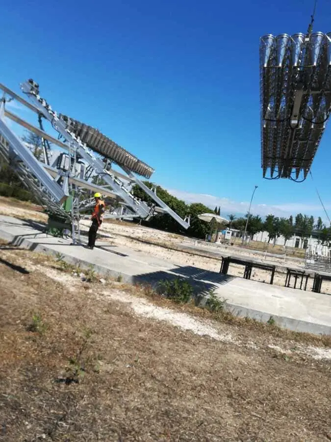 sollevamento impianti fotovoltaici