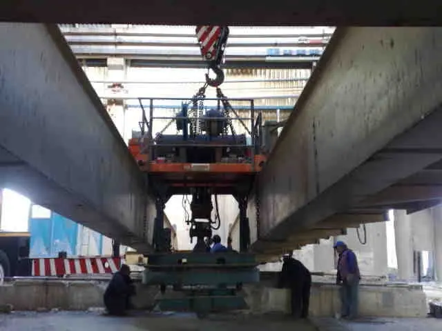 sollevamento motore carroponte