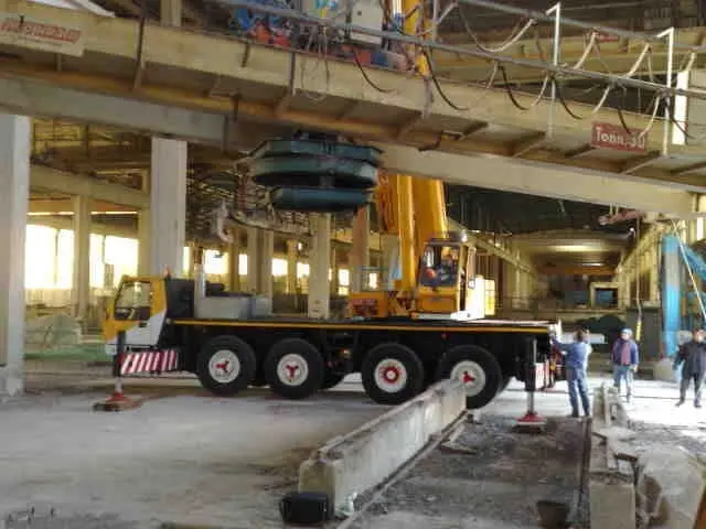 sollevamento motore carroponte
