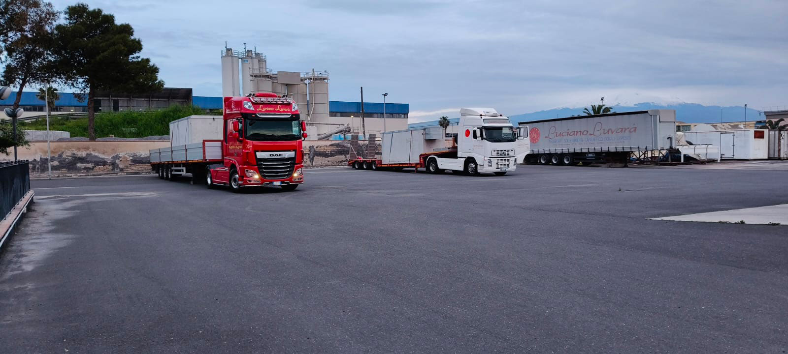 Camion Luciano Luvarà al deposito